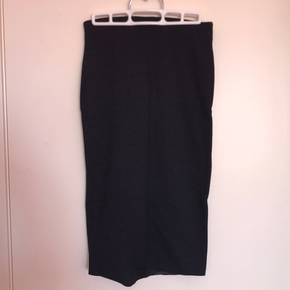 Midi Charcoal Pencil Skirt from Aritzia (S)